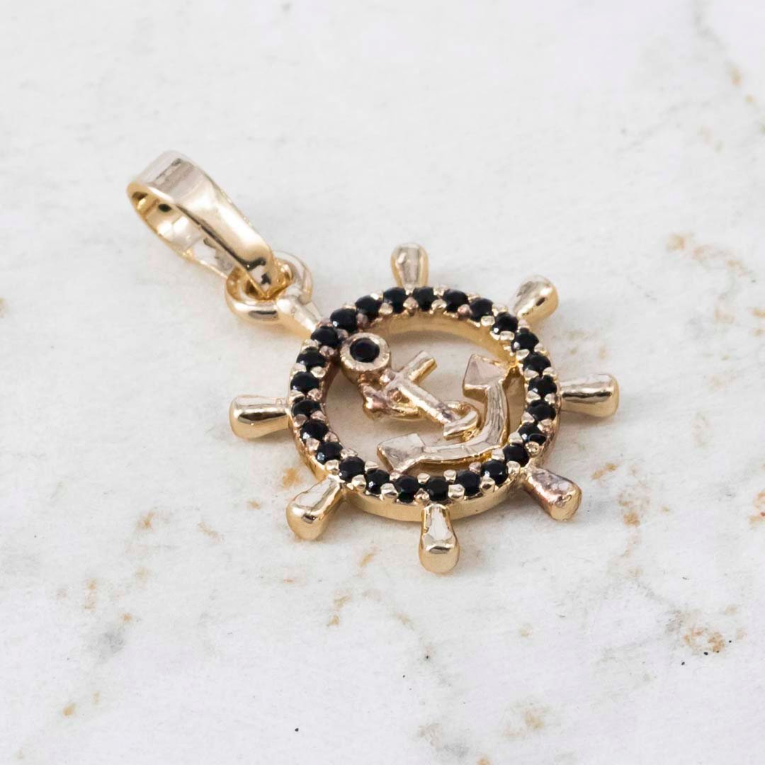 DIJE TIMON CIRCONES NEGROS