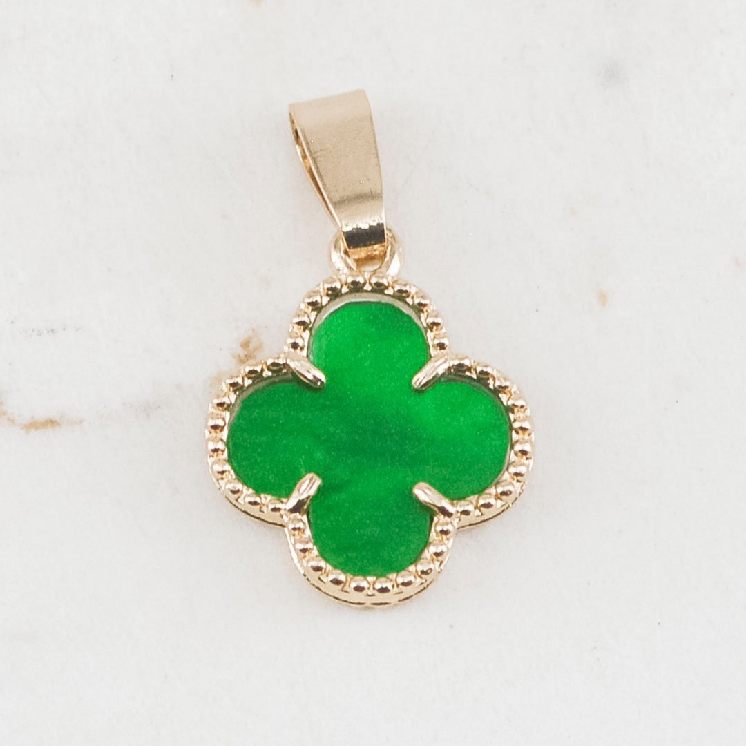 DIJE VAN CLEEF VERDE PEQUEÑO