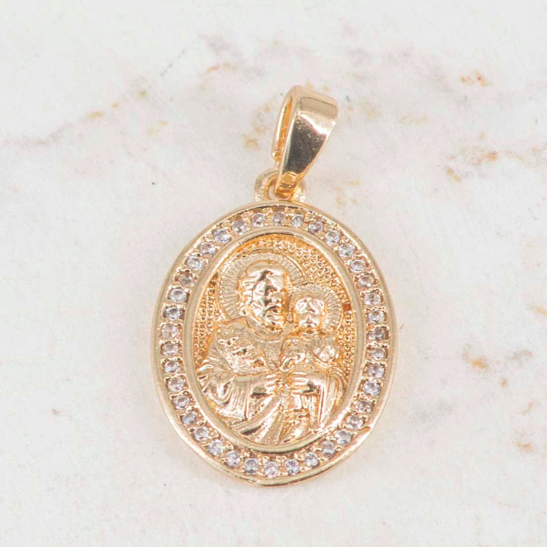 DIJE MEDALLA SAN JOSE CIRCONES