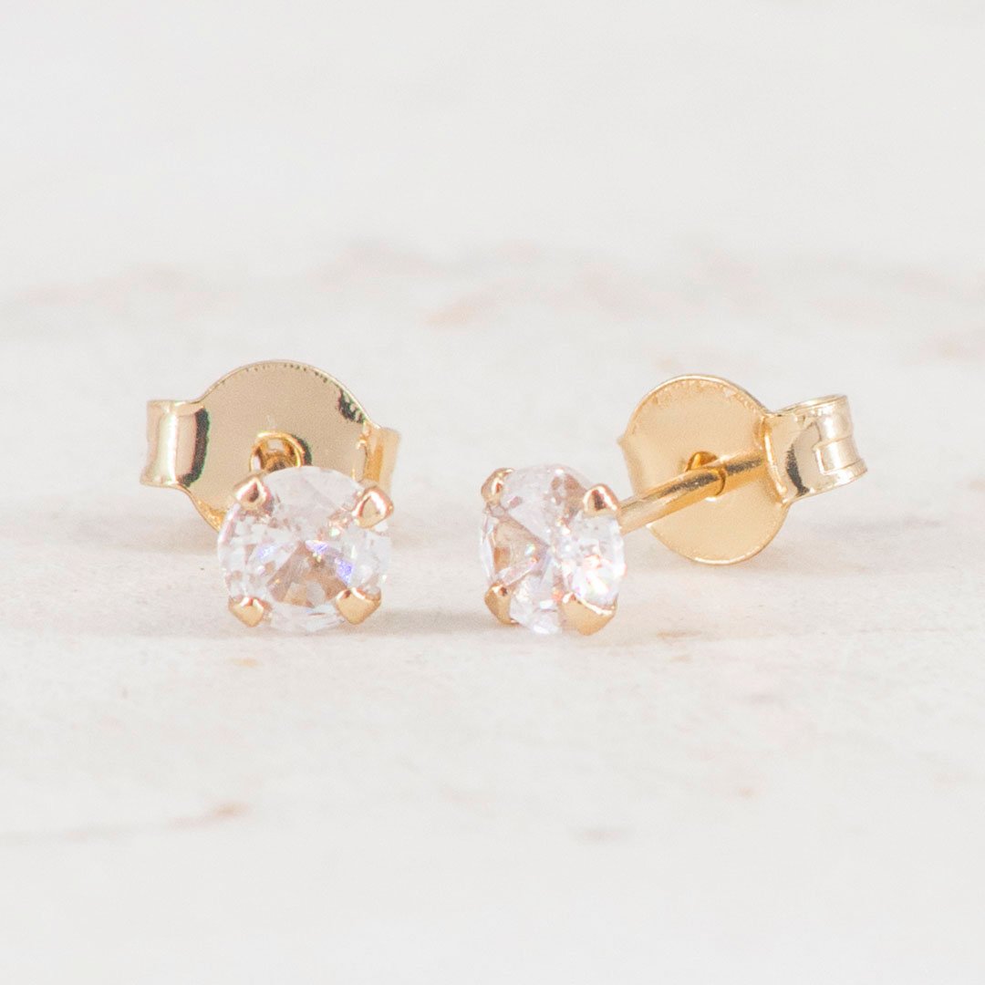 TOPO CIRCON REDONDO 4MM 4 PUNTAS