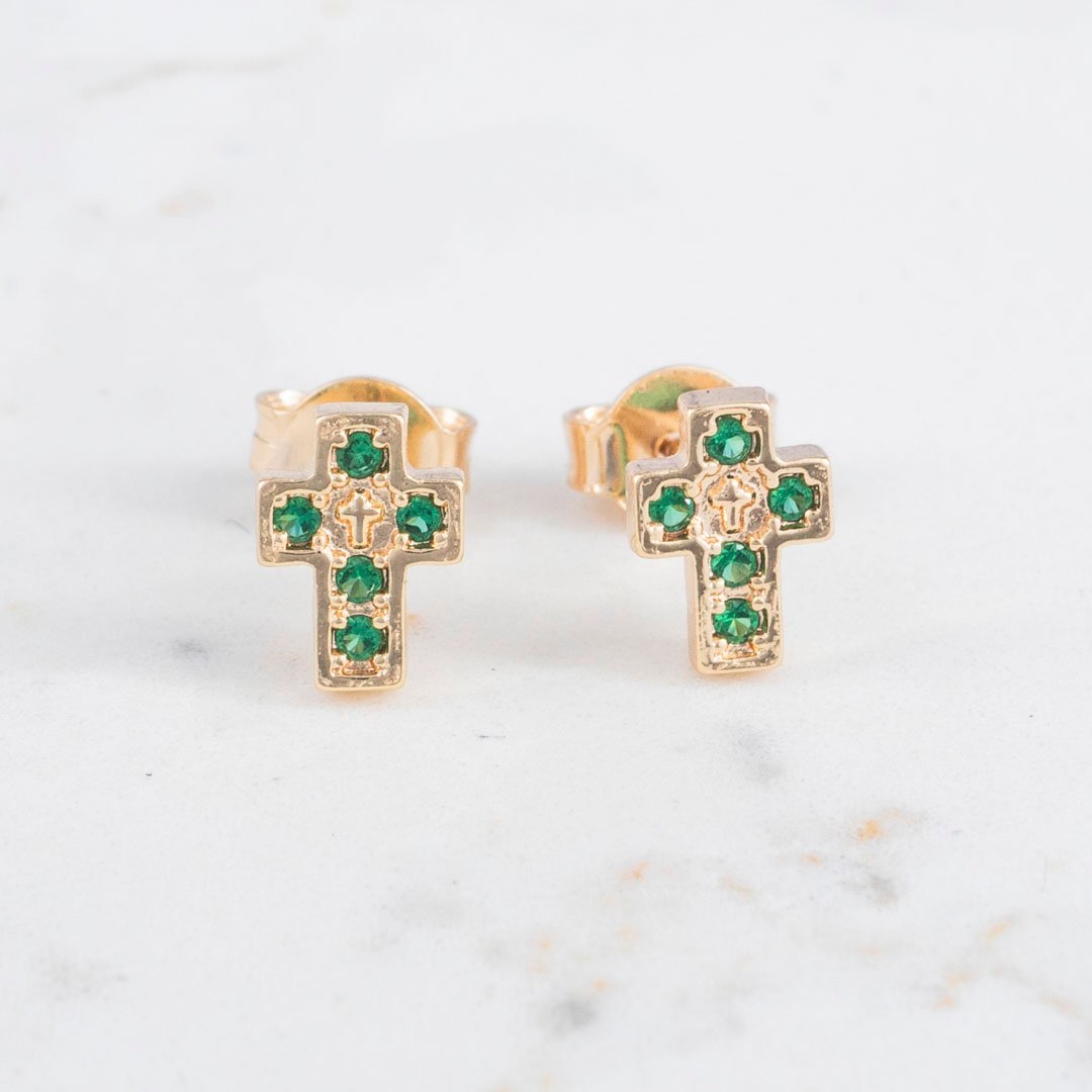 TOPO CRUZ CIRCONES ESMERALDA