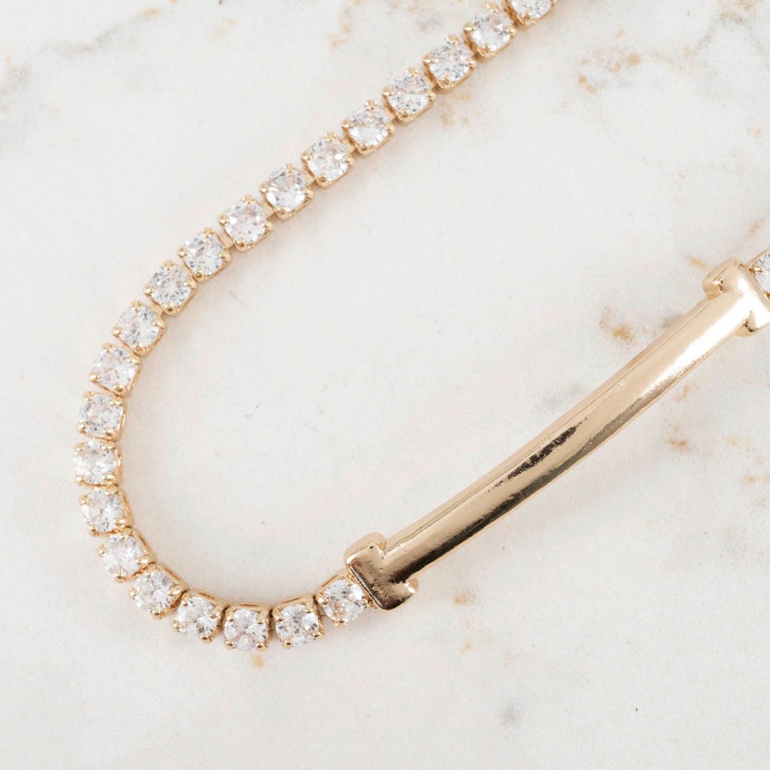 PULSERA TENNIS PLACA 2MM