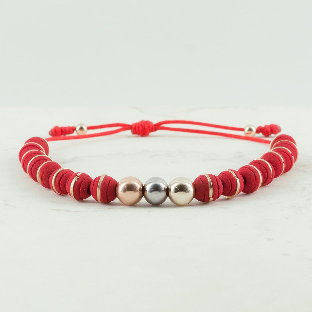 PULSERA BALINERIA 3 OROS 6MM