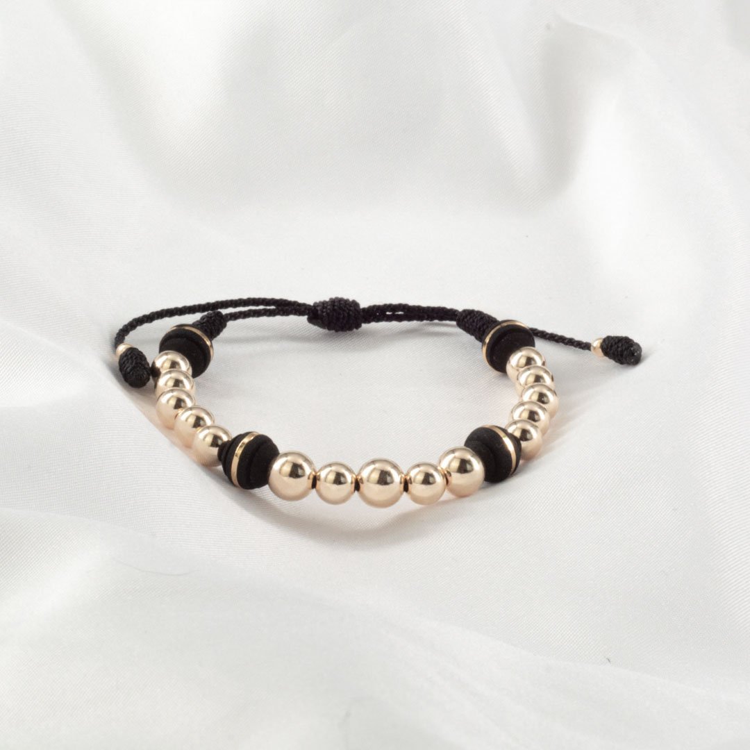 PULSERA BALINERIA 6-7 MM NEOPRENO ANILLO ROJO