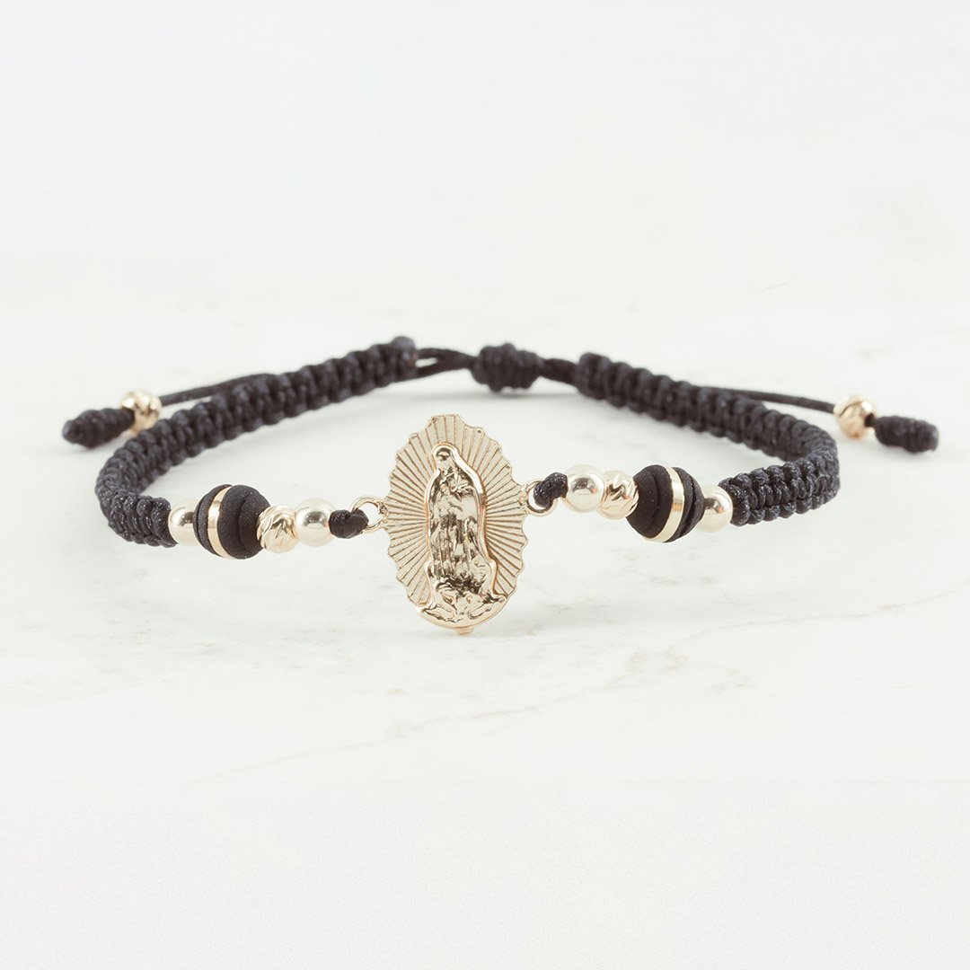 PULSERA MILAGROSA TALLADA 4MM