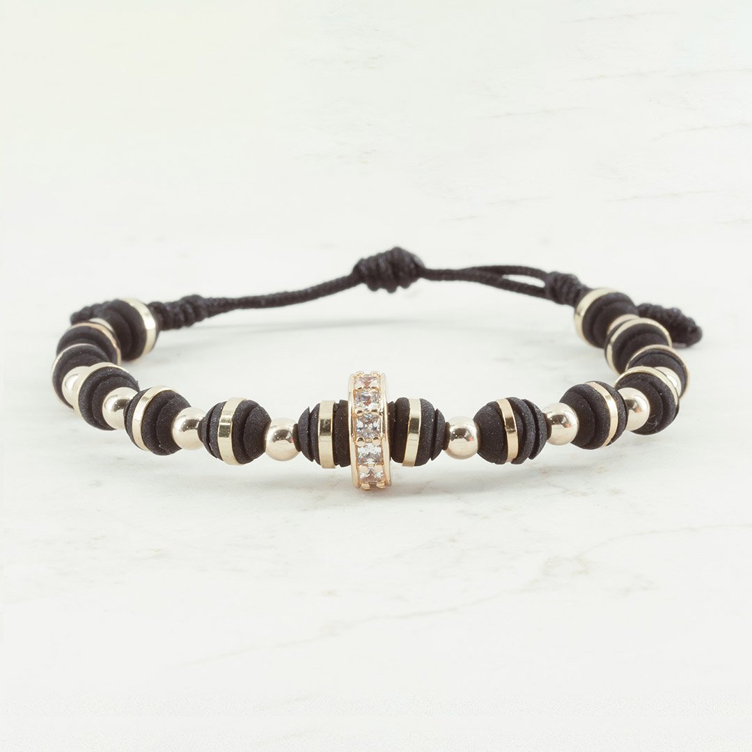 PULSERA BALINERIA TAMBOR CRISTAL