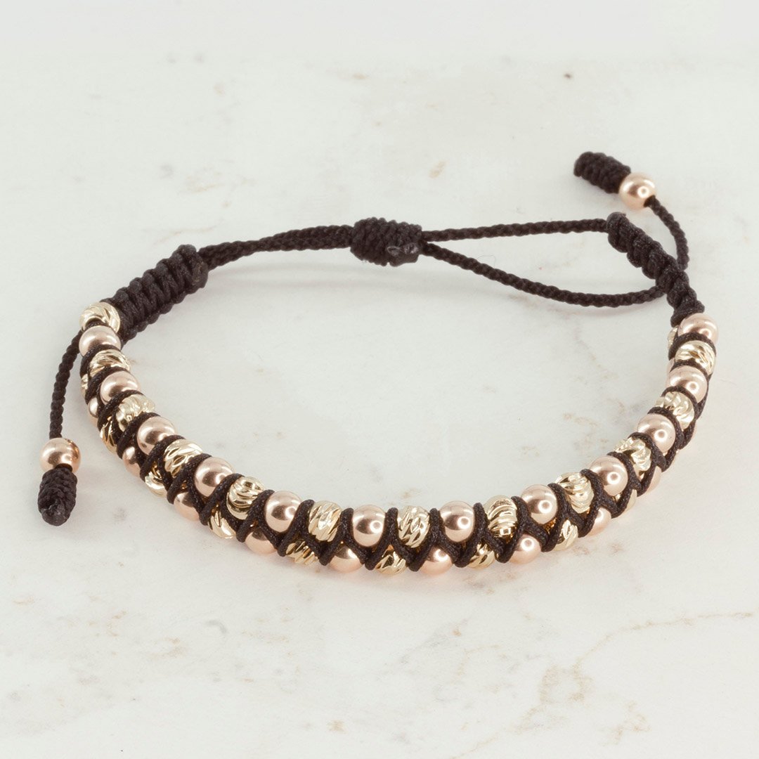 PULSERA ZIGZAG BALIN LISO E ITALIANO 4MM