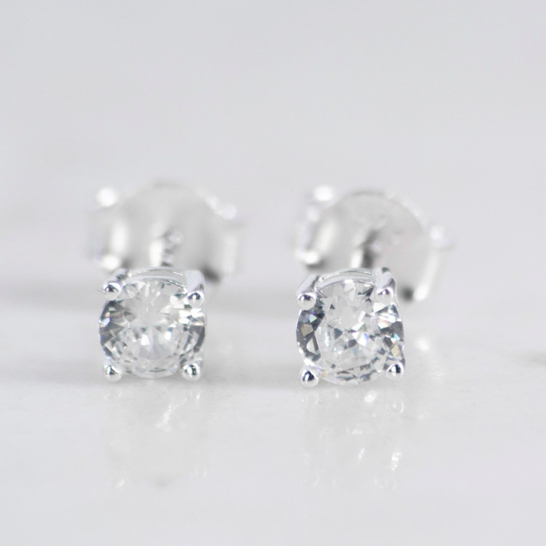 TOPO REDONDO CRISTAL 4 PUNTAS 4MM